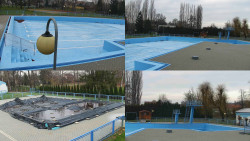 Areál koupaliště Hulín - sdružené snímky