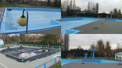 Areál koupaliště Hulín - sdružené snímky