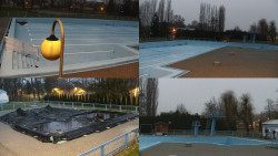 Areál koupaliště Hulín - sdružené snímky