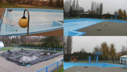 Areál koupaliště Hulín - sdružené snímky