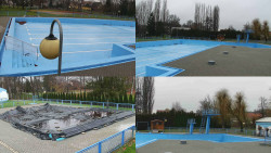 Areál koupaliště Hulín - sdružené snímky