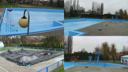 Areál koupaliště Hulín - sdružené snímky