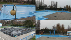 Areál koupaliště Hulín - sdružené snímky