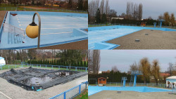 Areál koupaliště Hulín - sdružené snímky