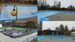 Areál koupaliště Hulín - sdružené snímky