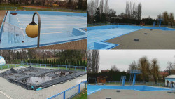 Areál koupaliště Hulín - sdružené snímky