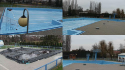 Areál koupaliště Hulín - sdružené snímky