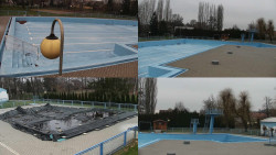 Areál koupaliště Hulín - sdružené snímky