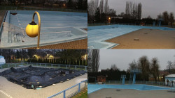 Areál koupaliště Hulín - sdružené snímky