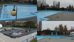 Areál koupaliště Hulín - sdružené snímky