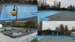 Areál koupaliště Hulín - sdružené snímky