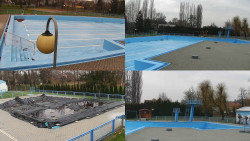 Areál koupaliště Hulín - sdružené snímky