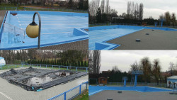 Areál koupaliště Hulín - sdružené snímky