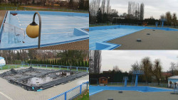 Areál koupaliště Hulín - sdružené snímky