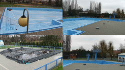 Areál koupaliště Hulín - sdružené snímky