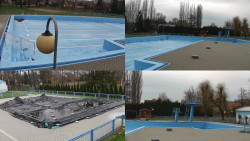 Areál koupaliště Hulín - sdružené snímky