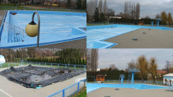 Areál koupaliště Hulín - sdružené snímky