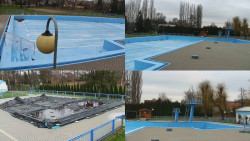 Areál koupaliště Hulín - sdružené snímky