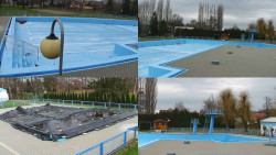 Areál koupaliště Hulín - sdružené snímky