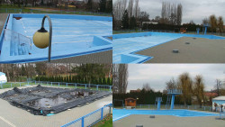 Areál koupaliště Hulín - sdružené snímky