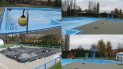 Areál koupaliště Hulín - sdružené snímky