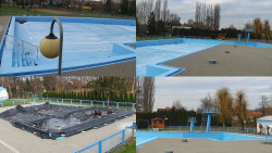 Areál koupaliště Hulín - sdružené snímky