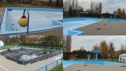 Areál koupaliště Hulín - sdružené snímky