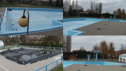 Areál koupaliště Hulín - sdružené snímky