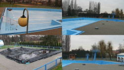 Areál koupaliště Hulín - sdružené snímky