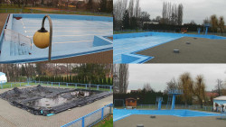 Areál koupaliště Hulín - sdružené snímky