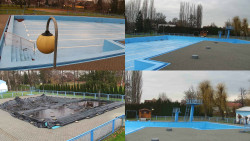 Areál koupaliště Hulín - sdružené snímky