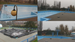 Areál koupaliště Hulín - sdružené snímky