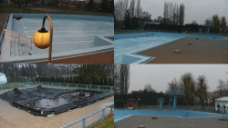 Areál koupaliště Hulín - sdružené snímky