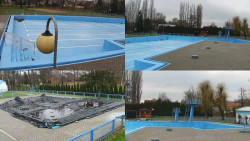 Areál koupaliště Hulín - sdružené snímky