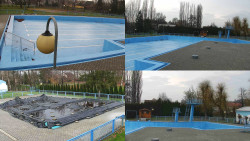 Areál koupaliště Hulín - sdružené snímky