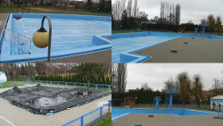 Areál koupaliště Hulín - sdružené snímky