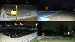 Areál koupaliště Hulín - sdružené snímky