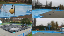 Areál koupaliště Hulín - sdružené snímky