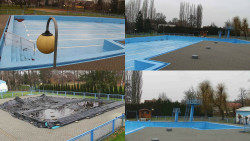 Areál koupaliště Hulín - sdružené snímky