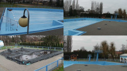 Areál koupaliště Hulín - sdružené snímky