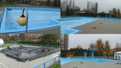 Areál koupaliště Hulín - sdružené snímky