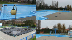 Areál koupaliště Hulín - sdružené snímky