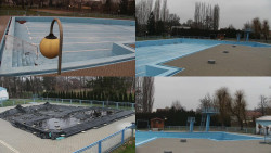 Areál koupaliště Hulín - sdružené snímky