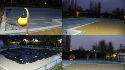 Areál koupaliště Hulín - sdružené snímky