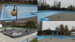 Areál koupaliště Hulín - sdružené snímky