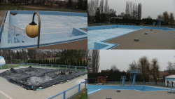 Areál koupaliště Hulín - sdružené snímky