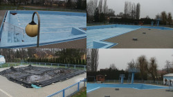 Areál koupaliště Hulín - sdružené snímky