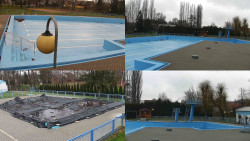 Areál koupaliště Hulín - sdružené snímky