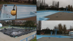 Areál koupaliště Hulín - sdružené snímky