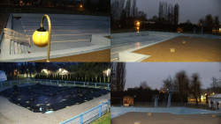 Areál koupaliště Hulín - sdružené snímky